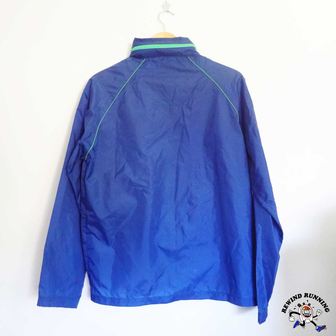 Bruce Jenner Vintage 70s 80s Blue & Green Sports In Motion Full Zip Track Jacket Wind Breaker back