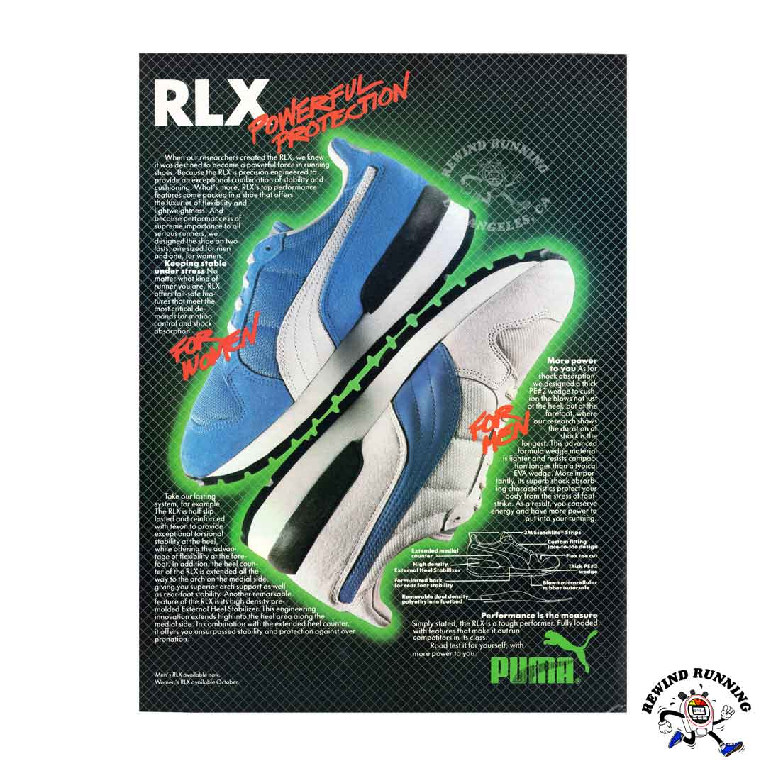 Puma RLX 1983 Vintage Sneaker Running Shoes Print Ad