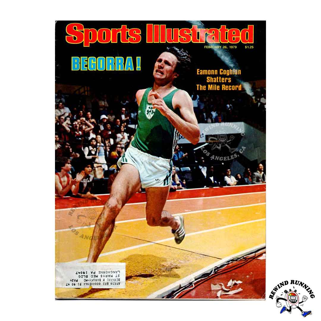 Sports Illustrated Magazine SI February 26, 1979 Begorra Eamonn Coghlan Breaks Mile Record