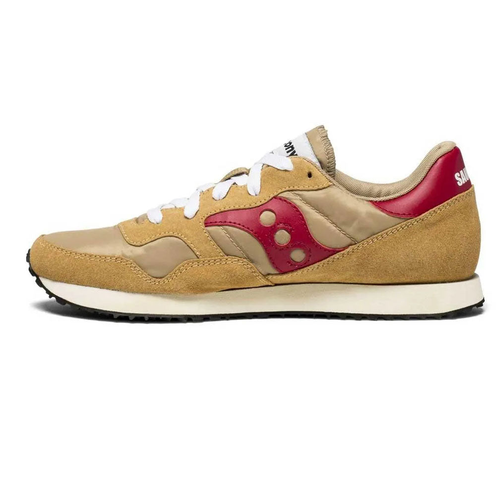 Saucony Originals New Men's DXN Trainer Tan Red Retro Sneakers