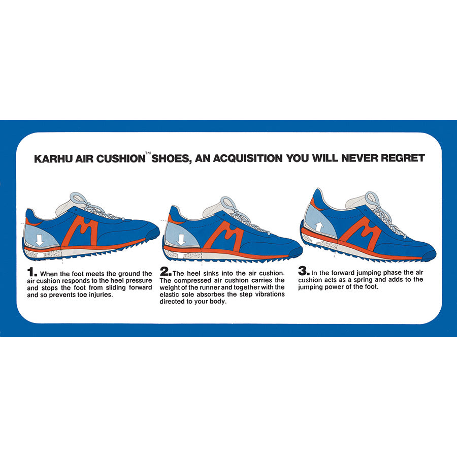 Karhu ChampionAir Mestari Jaffa Orange Men s 70s 80s Retro Style Sneak Rewind Running