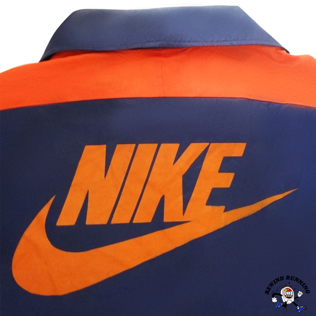 Nike Vintage 70s 80s 'Orange Tag' Windbreaker Blue Orange Track Jacket  Anorak Large